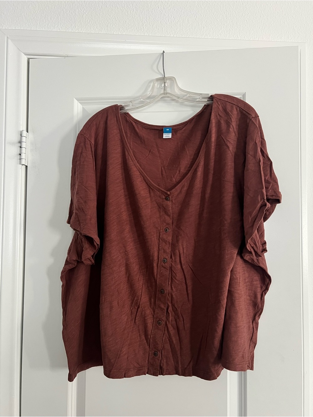 Old Navy Short Sleeve Button-Front Top